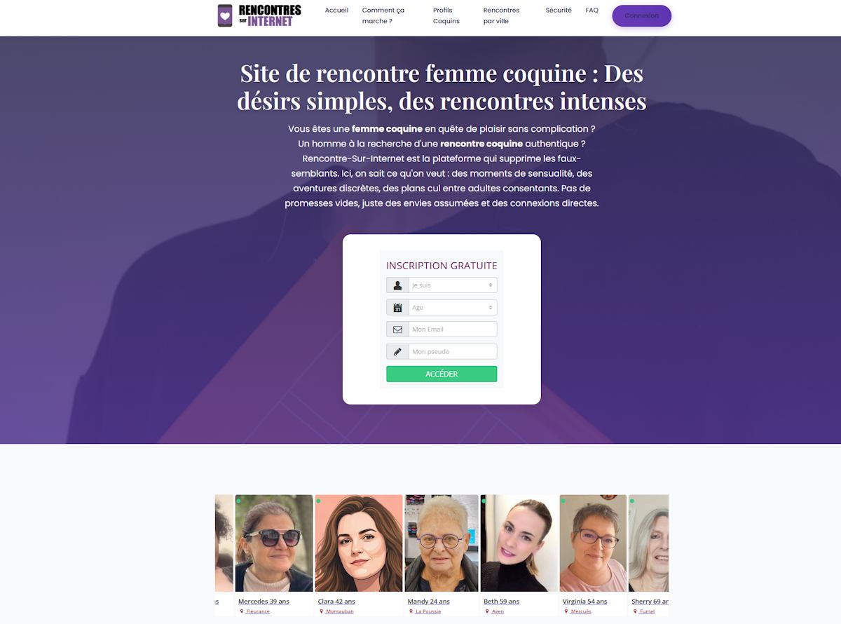 rencontre coquine sur internet